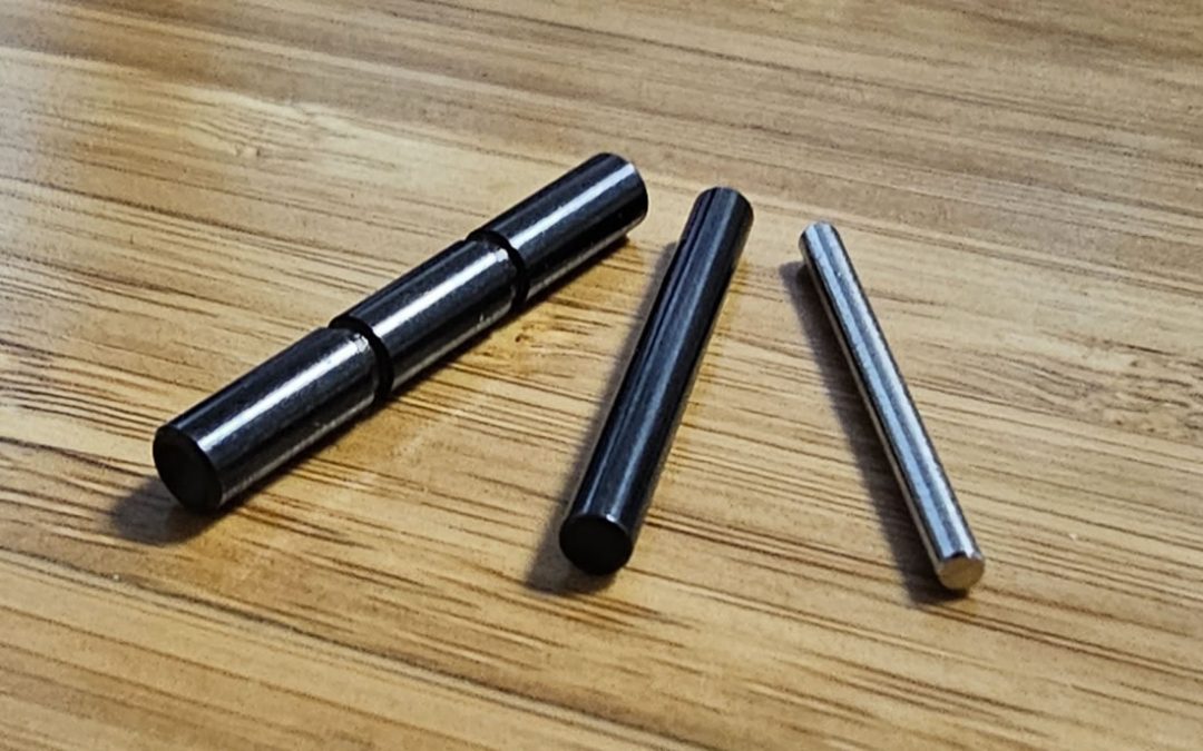 NQI Black Nitride 3 Pin, 4140 Steel Pin Set