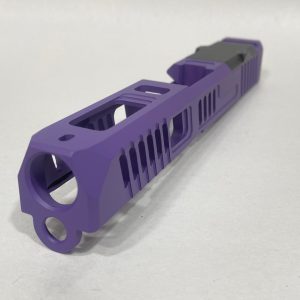 SM19 Flash Bright Purple Stripped Slide