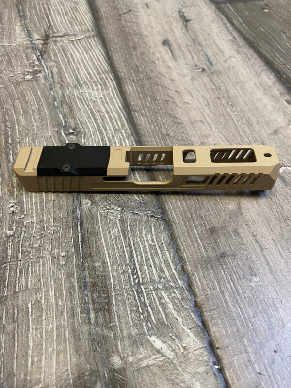 sm19 flash desert sand stripped slide