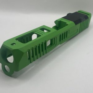 SM19 Flash Green Mamba Glock 19 Slide – RMR, Window Cut