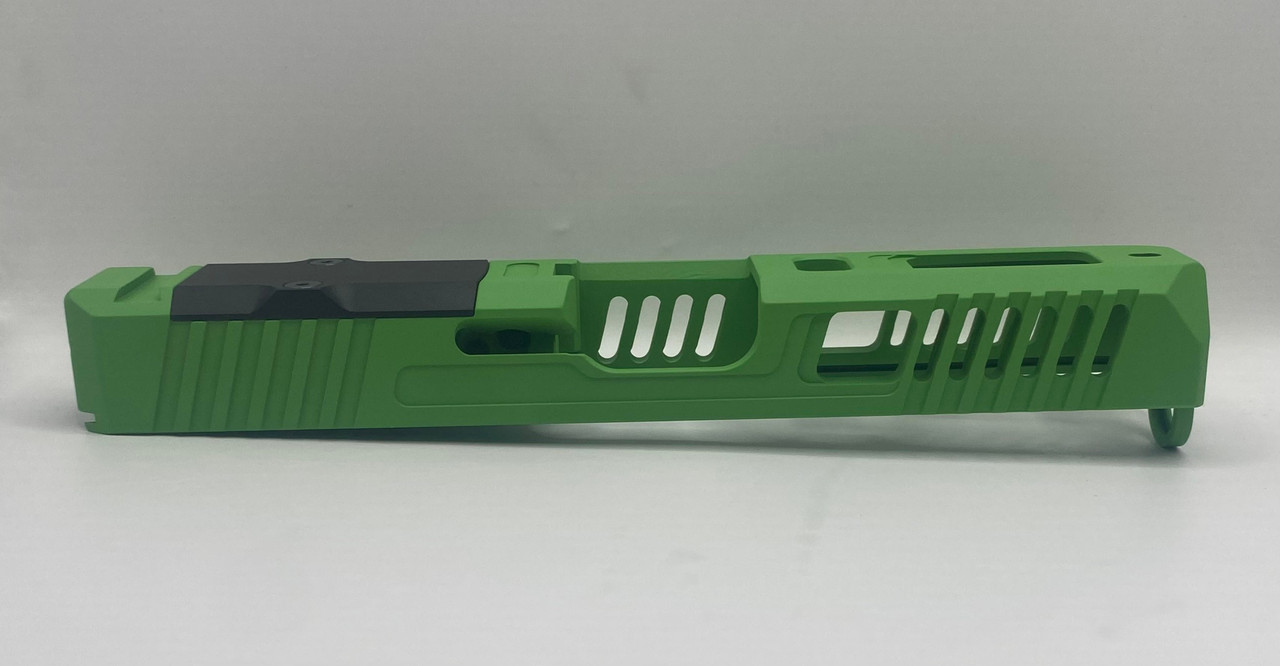 sm19 flash green mamba stripped slide