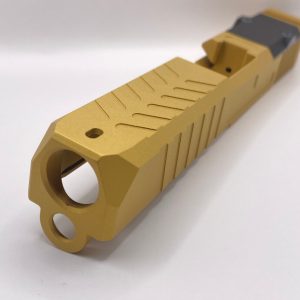 SM19 Helot Gold Stripped Slide