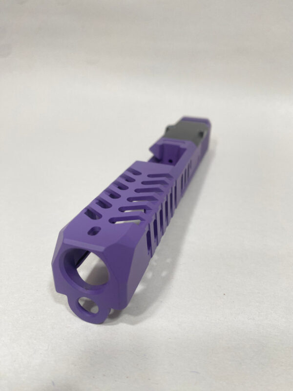 sm19 leonidas bright purple stripped slide