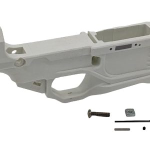 polymer 80 rl556v3 80% ar15 lower white with end mill and drill bits