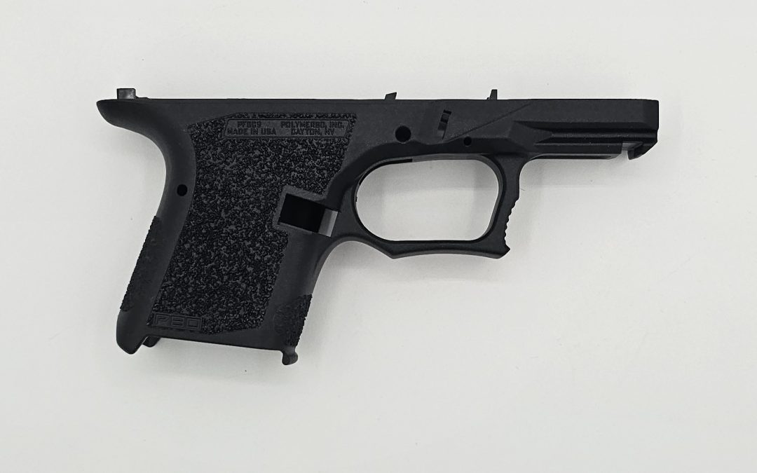 POLYMER80 PFSC9 “SERIALIZED” SUB-COMPACT PISTOL FRAME FITS GLOCK 26/27/33 – STRIPPED – BLK