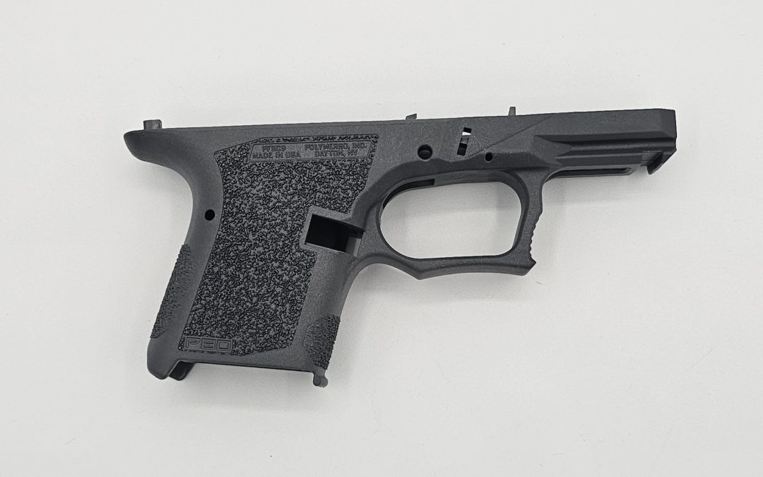 POLYMER80 PFSC9 “SERIALIZED” SUB-COMPACT PISTOL FRAME FITS GLOCK 26/27/33 – STRIPPED – GREY