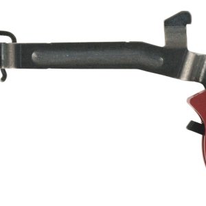 polymer80 glock gen1 4 compatible curved trigger 6061 t6 aluminum red/black