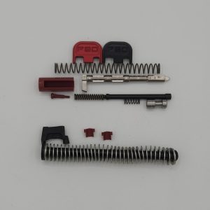 pf series slide parts kit silver/red g19 rsa