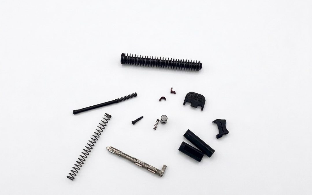 PF-Series Slide Parts Kit Silver/Red G17 RSA