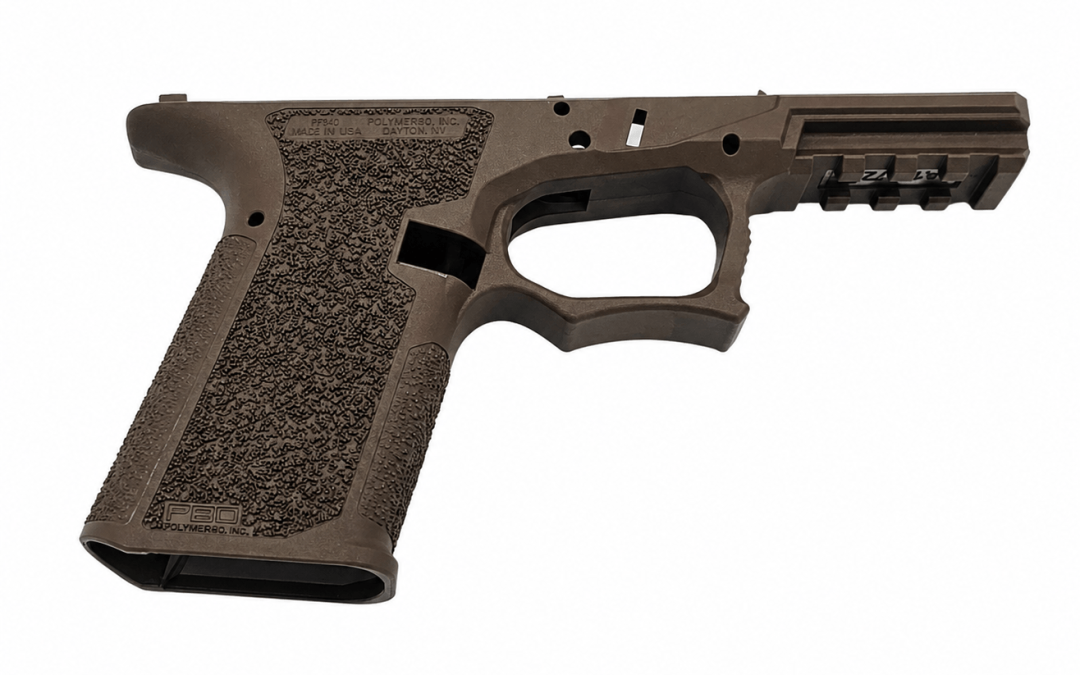 POLYMER80 PFC9 “SERIALIZED” COMPACT PISTOL FRAME FITS GLOCK 19/23/32 – STRIPPED – COY